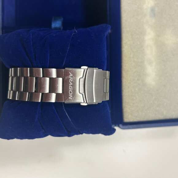 ***MENS ARAGON DIVEMASTER AUTOMATIC 45MM BRACELET WATCH*** - Picture 8 of 11